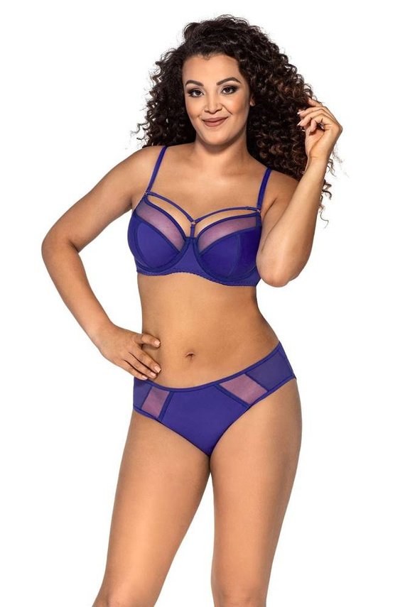 Figi Damskie Brazyliany 1030/1/B AVA - niebieski