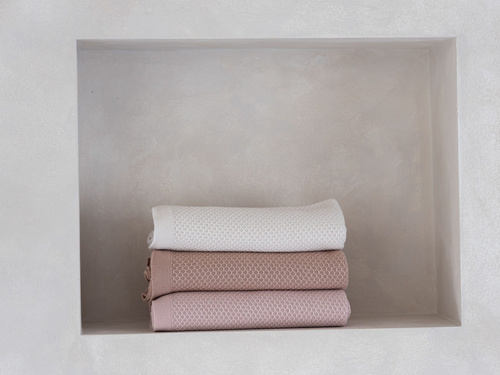 Kocyk bambusowy Clover YOSOY - powder pink