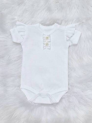 Body z krótkim rękawem Ola Bambarillo ecru