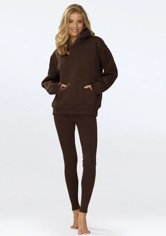 Komplet dresowy Oseye Dkaren - czekoladowy