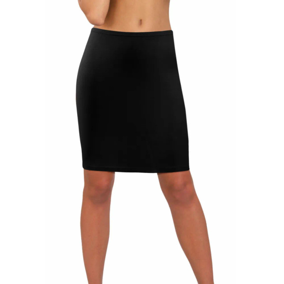 Spódnica damska gładka Sesto Senso czarny