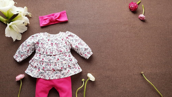 Legginsy dłuigie 2511 Jasmina Marija - fuksja