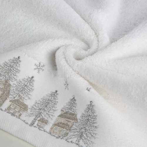 Ręcznik świąteczny choinka Joy 2 Eurofirany biały