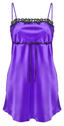 Kalia Halka satynowa koszulka damska DKaren - fiolet