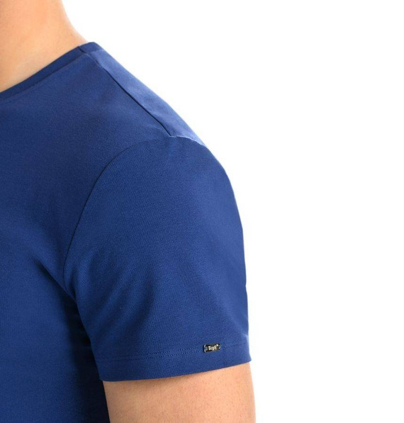 T-Shirt Męski Bawełniany Dany V- jeans