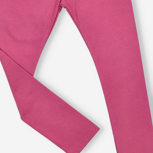 Legginsy dziewczęce Lagarto Verde - różowy