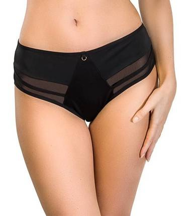 Figi damskie 19020 Laura Mediolano czarny