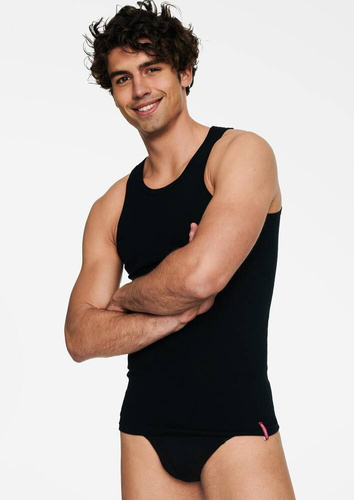 1480 Koszulka męska, podkoszulek męski Henderson - czarna