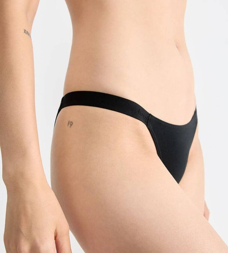 Figi Damskie Casual Tiny tanga Sloggi Go - black