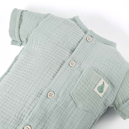 Koszula muślinowa Pearfect Eevi - zielony