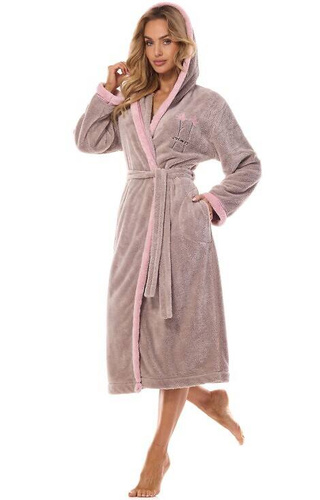 Długi Szlafrok Damski 2419 Tess L&L - opal