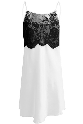 Halka satynowa Janice DKaren - jasny ecru