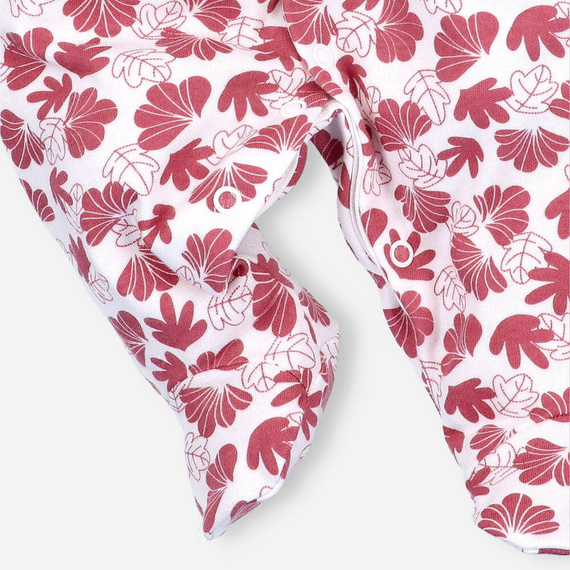 Pajacyk z bawełny organicznej Wesoła Panda Nini druk