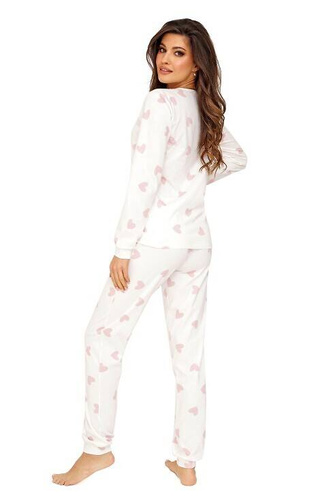 Piżama damska Sweet Long Donna ecru