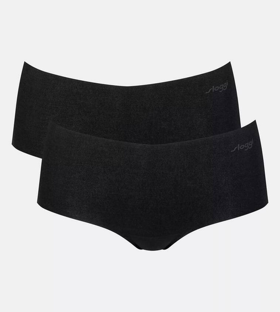 Figi Damskie 2-pak Zero Modal 2.0 Short 2P Sloggi - black