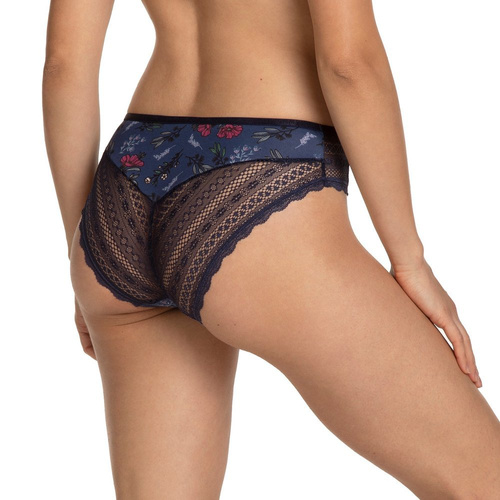 Figi Damskie L-1373 BI A'2 Lama granatowy