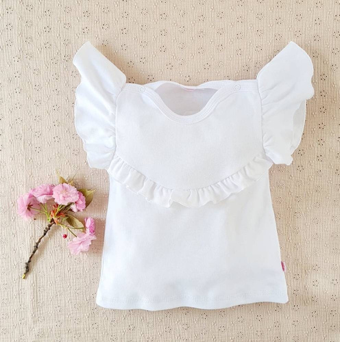 Tunika z długim rękawem 1717B Cherry Marija - white