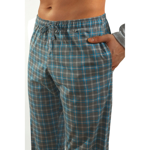 Bawełniana piżama męska Jasiek Sesto Senso - jasny melanż 