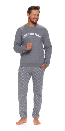 PMB.5242 Piżama Męska Doctor Nap - grey