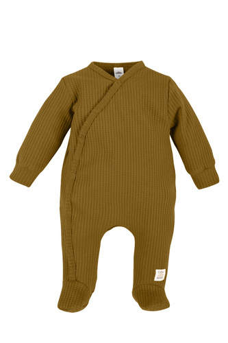 Pajacyk niemowlęcy "Natural Waffel" Makoma golden brown