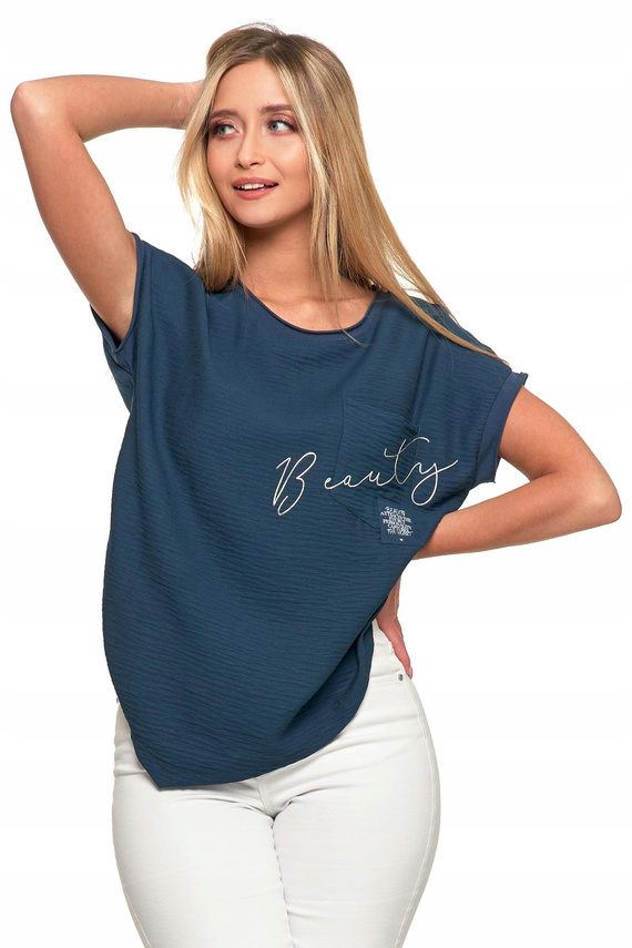 Bluzka damska BD2200-015 Moraj - granatowy