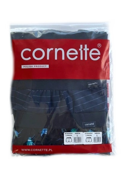 Bokserki męskie 946/04 Cornette granatowy-jeans