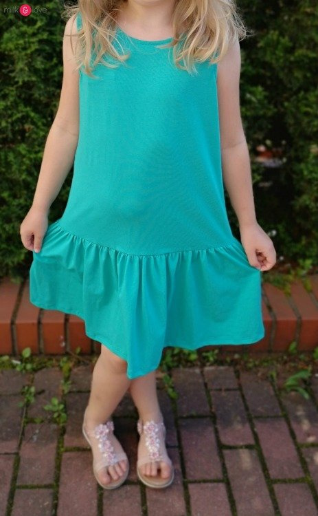 Sukienka Córka Summer Milk&Love seledynowa