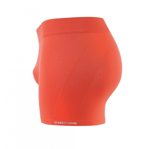 Bezszwowe bokserki męskie BM07 Solar Sesto Senso - cegła