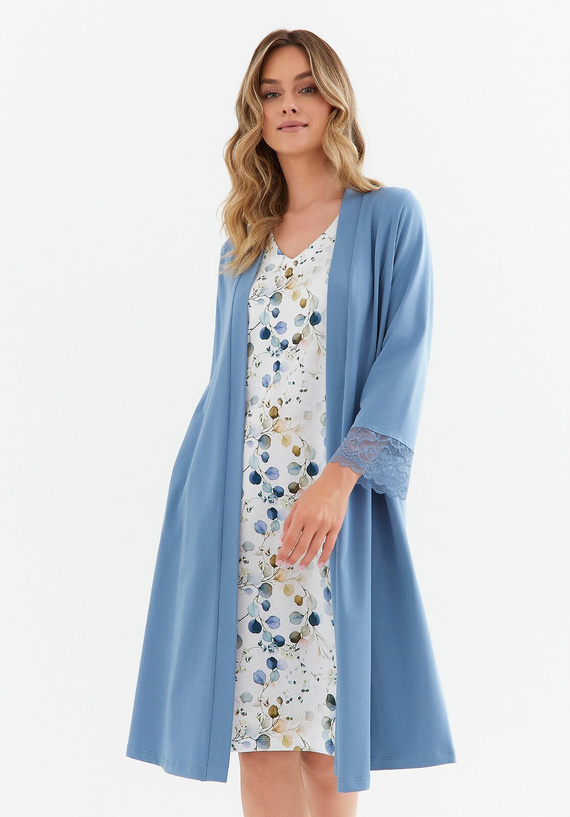 Szlafrok damski 402 Cana - denim