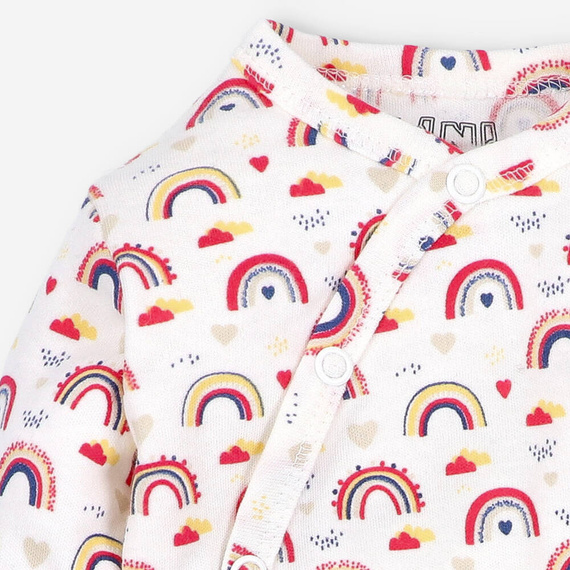 Komplet niemowlęcy z bawełny organicznej Tęcza Nini