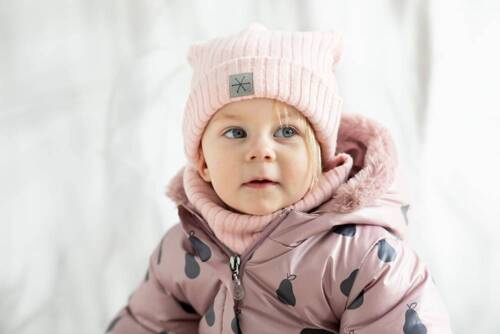 Komin niemowlęcy Winter Pinokio - róż