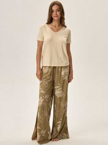 Piżama Damska 41873 Fleur Henderson - oliwkowy