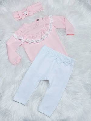 Spodnie niemowlęce Tosia Bambarillo biały