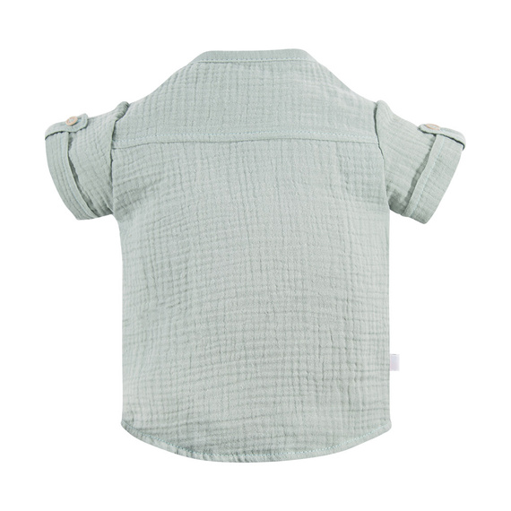 Koszula muślinowa Pearfect Eevi - zielony