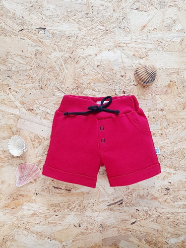 2410KR Bandito boy Spodenki krótkie Marija - czerwony