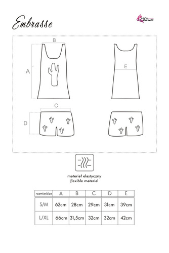 Komplet dwuczęściowy Embrasse 0404 LivCo Corsetti Fashion