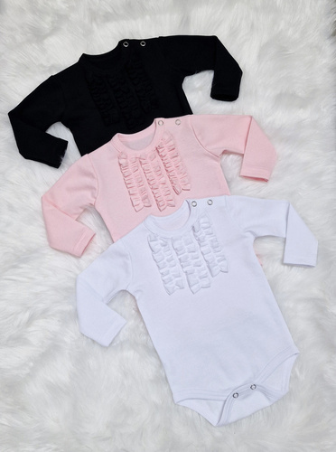 Body z długim rękawem Zuza Bambarillo biały 