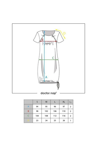 Doctor Nap Koszula nocna do karmienia i na ciążę 9504 – bawełna, wygoda i styl