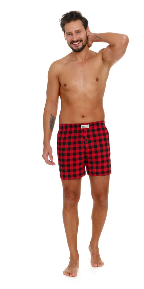 Bokserki męskie 5165 Doctor Nap - black red