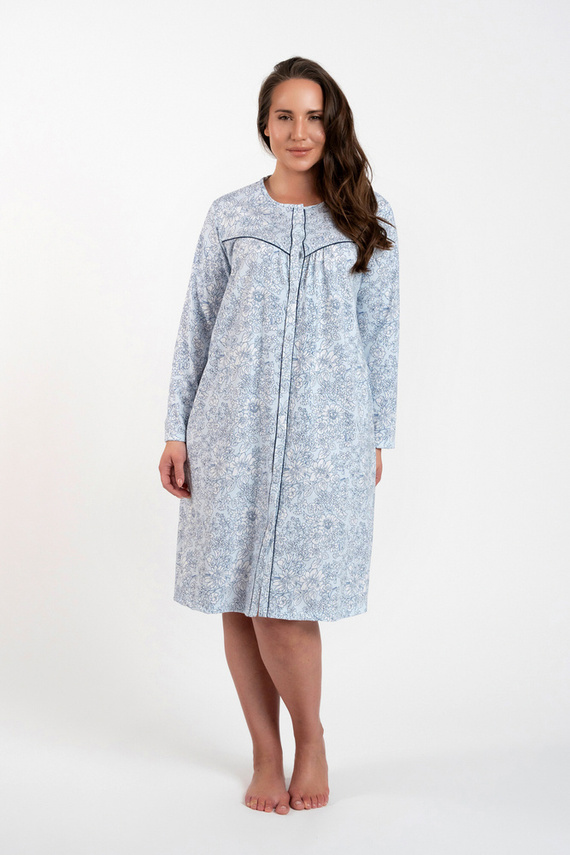 Koszula nocna damska Talita Italian Fashion - druk niebieski