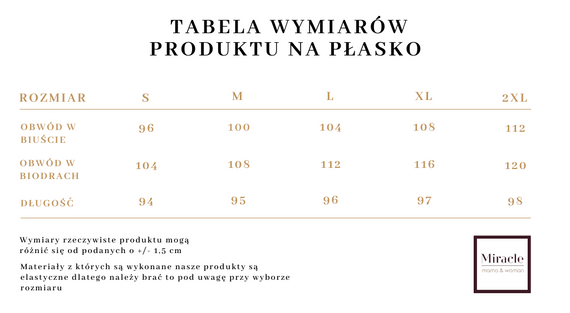 333 Koszula ciążowa i do karmienia MIRACLE - jasny melanż