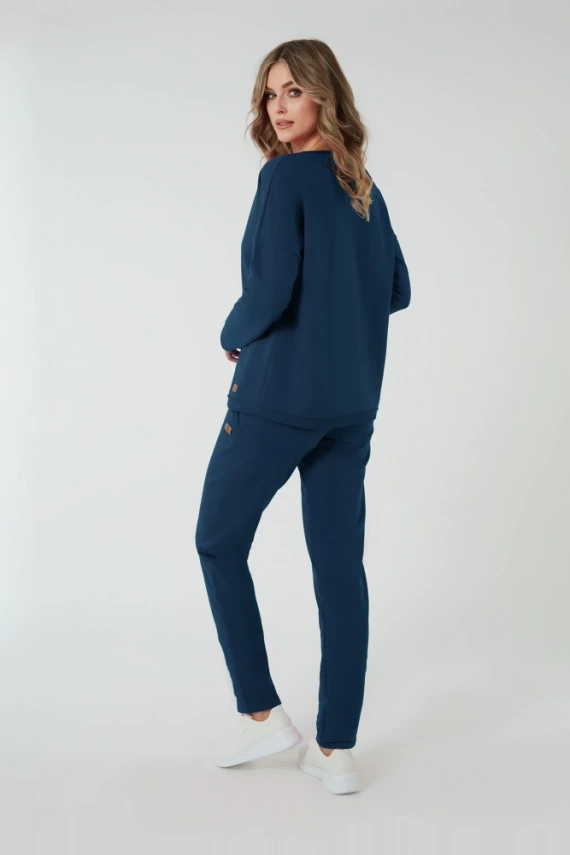 Spodnie damskie Stella Italian Fashion jeans– długie, bez ściągaczy, z kieszeniami