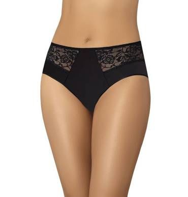 Figi z wysokim stanem Carmen Teyli - czarny