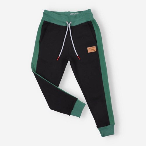 Lagarto Verde Spodnie dresowe dla chłopca- czarny