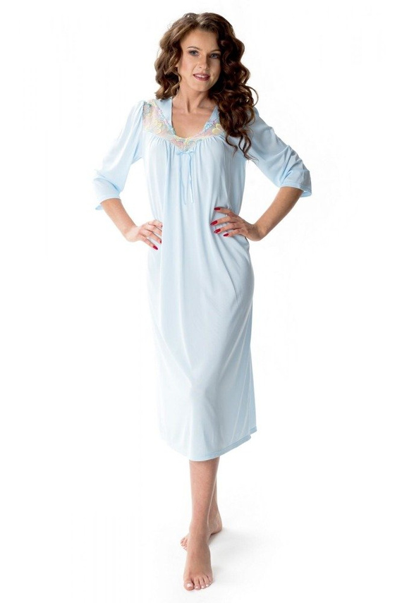 Koszula nocna damska Mewa 6351 Diana Spring niebieski