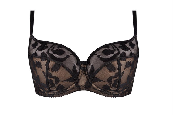 Biustonosz semi soft półusztywniany Tajla Unikat czarny