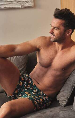 Bokserki męskie 001/146 011/146 Classic Cornette zielony