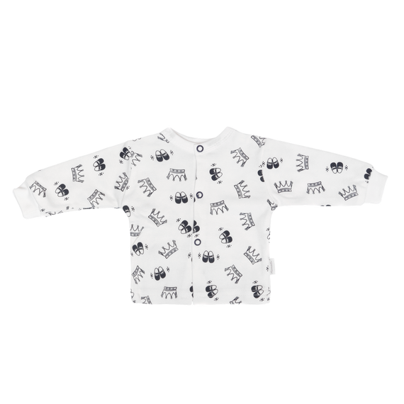 WP404 Komplet 5-częściowy "Korona" Mamatti biało- czarne