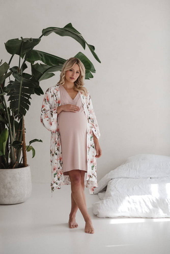 Szlafrok bambusowy Magnolie Milk&Love 