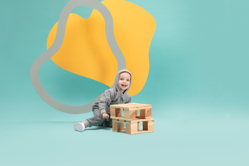 Kombinezon chłopięcy Fun Time Pinokio - mięta druk